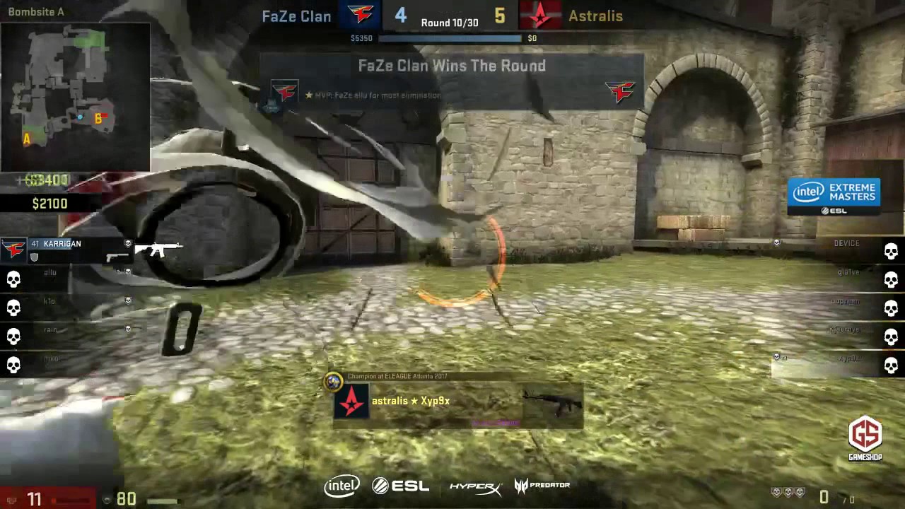Xyp9x 1 vs 4 vs Faze Clan ( 1 tí nữa thôi )