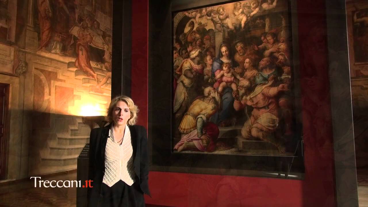 La pala dell'Adorazione dei Magi del Vasari