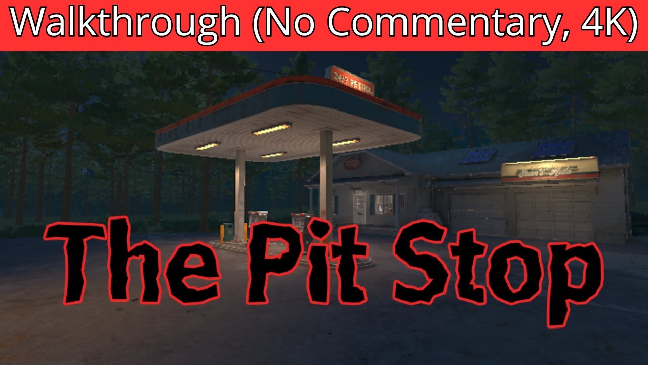 The Pit Stop &mdash; Full Game Walkthrough (No Commentary, 4K) | Indie Psychological Horror Itch.io 2025