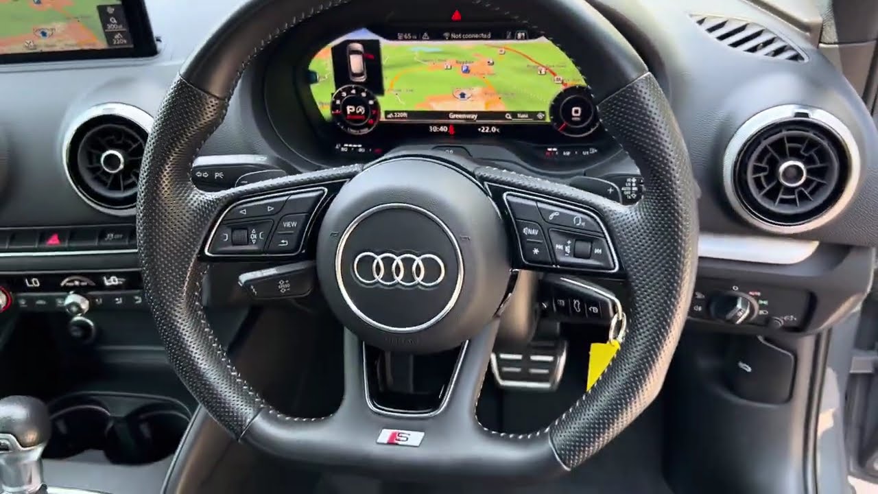 Audi A3 1.5 TFSI 35 S line Sportback S Tronic Euro 6 - Nardo Grey - Black Styling Pack - Huge Spec