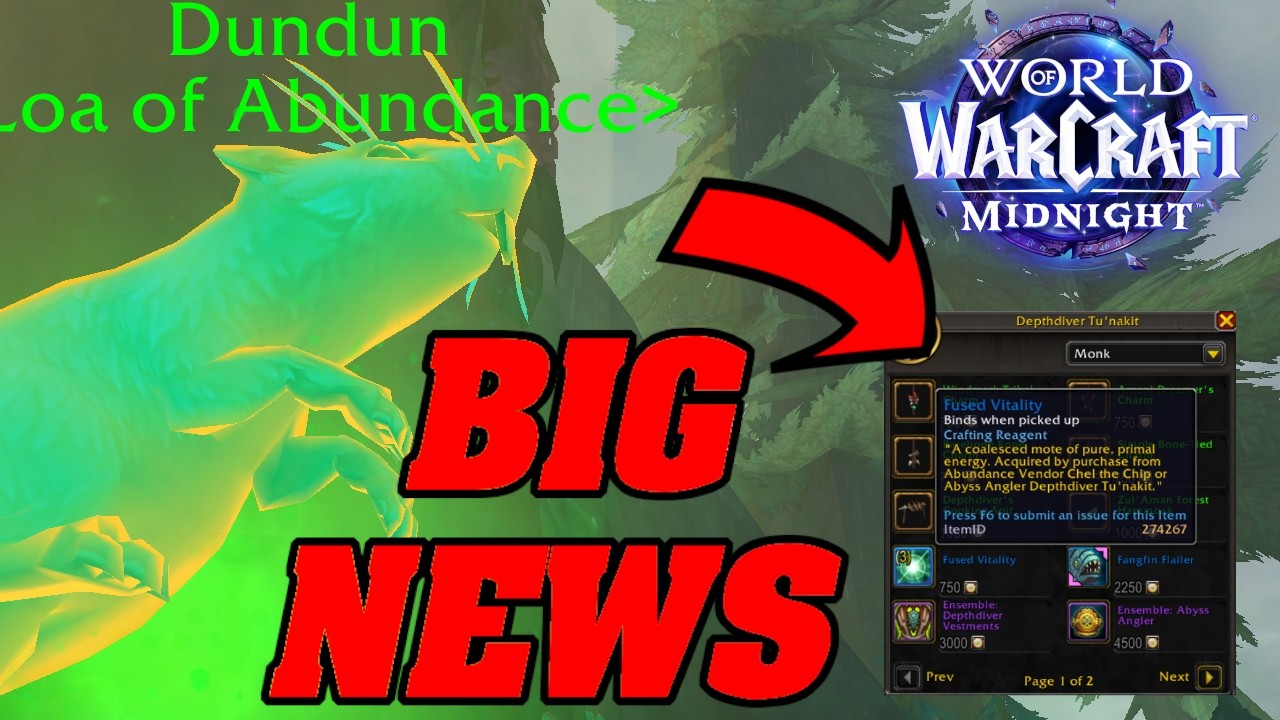 Важные новости для Midnight WoW! Патч 12.0.5