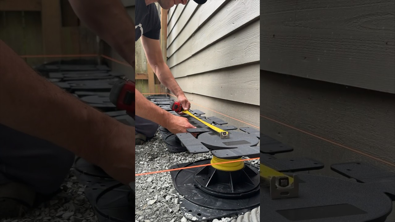 How To Build A Low Profile Deck! #diydeck #construction #deckbuilding #sponsored