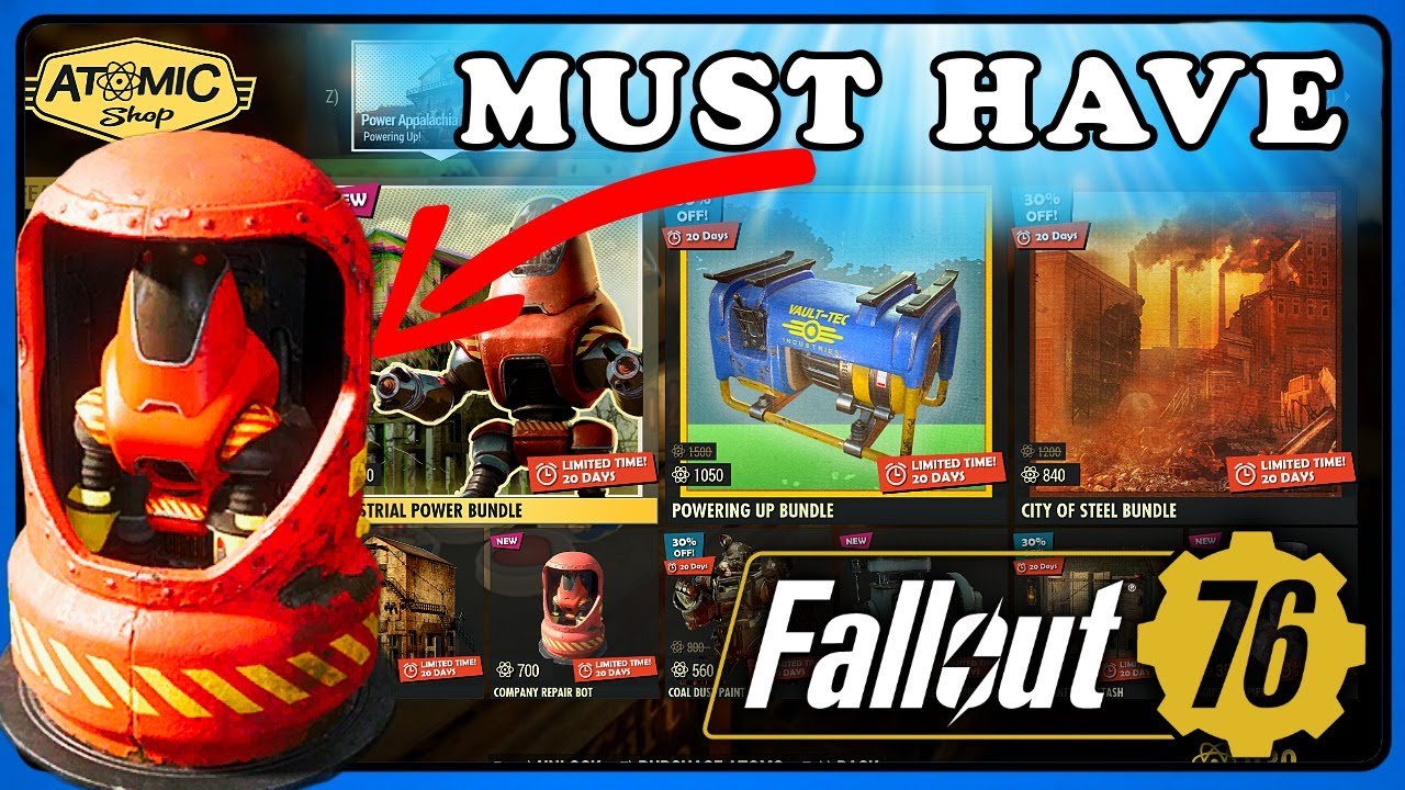 Fallout 76: Repair Bot is Here. Atomic Shop Update: 30 September 2025.