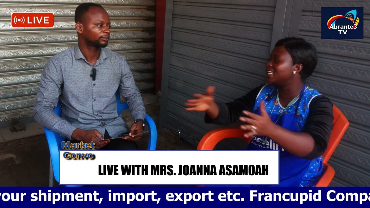 A heart to heart conversation with Bantama market women