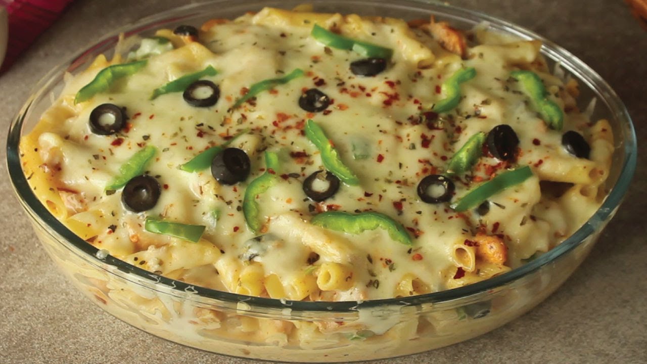 Cheesy Chicken Pasta😍 Recipe By Chef Hafsa