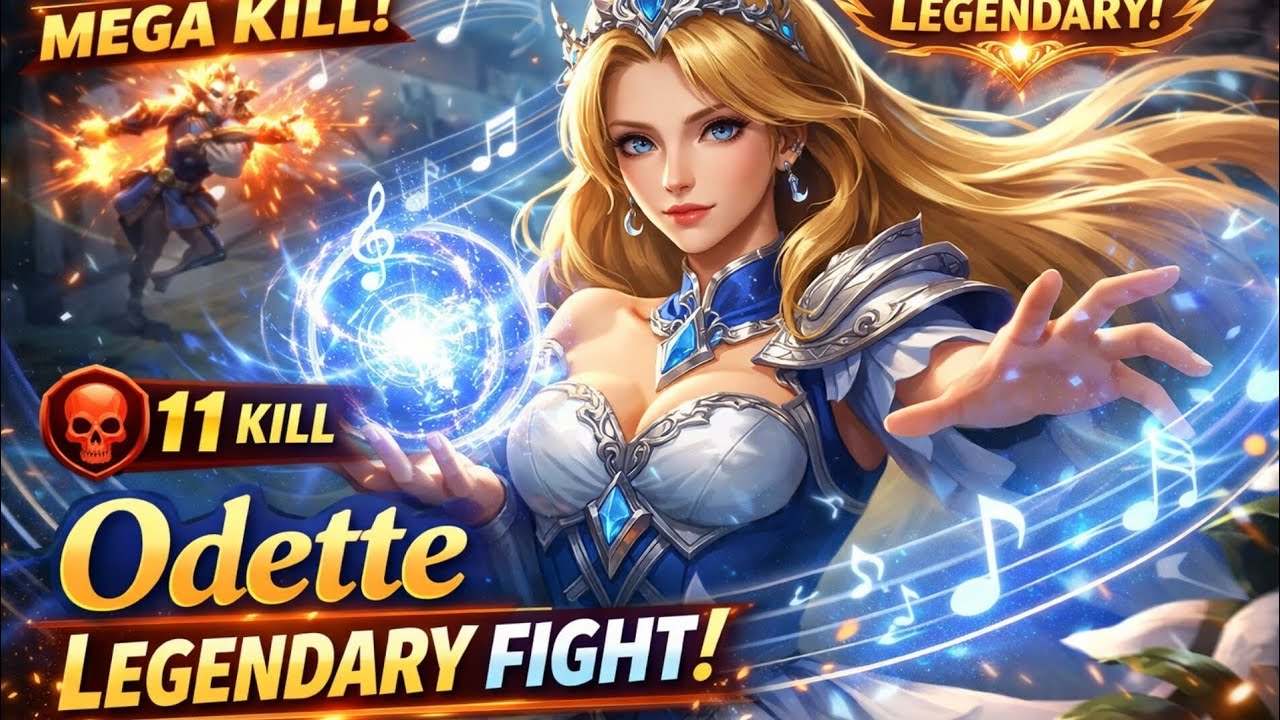 Odette Mythical Gameplay #viral #mythic #mlbb #odetteaftermath #mobilelegends