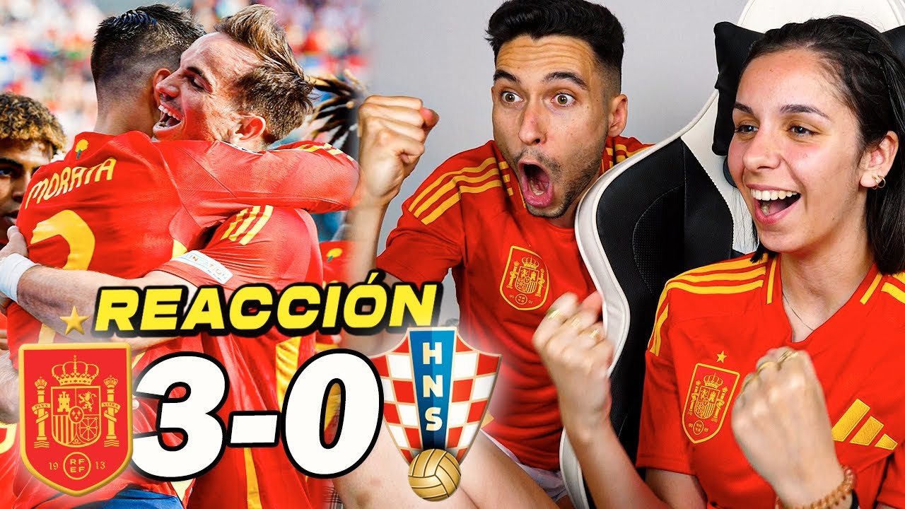 REACCIONES DE UN HINCHA al España vs Croacia 3-0 *EMPEZAMOS GENIAL*