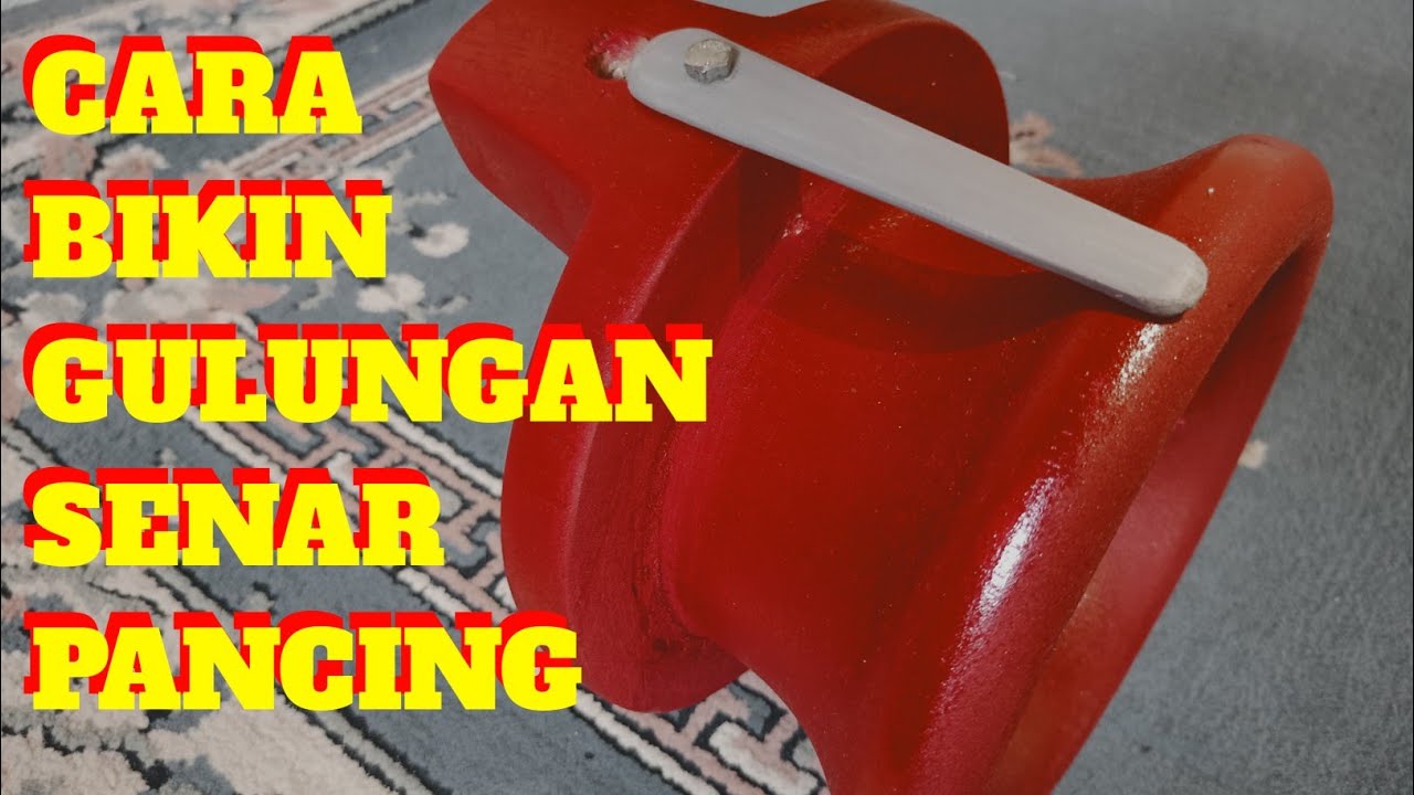 cara bikin gulungan senar dari kayu buat mancing tonda tenggiri, tuna, dll.