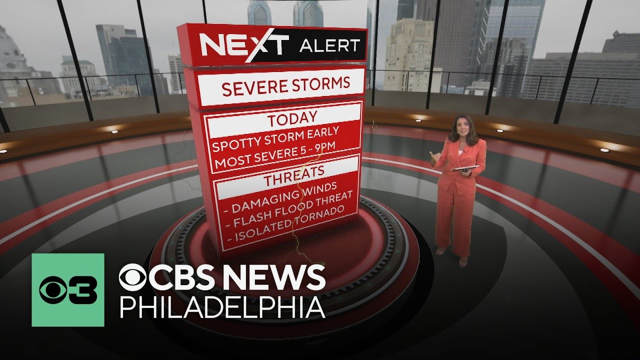 Severe weather threatens to bring heavy rain, flash flooding to Philadelphia region