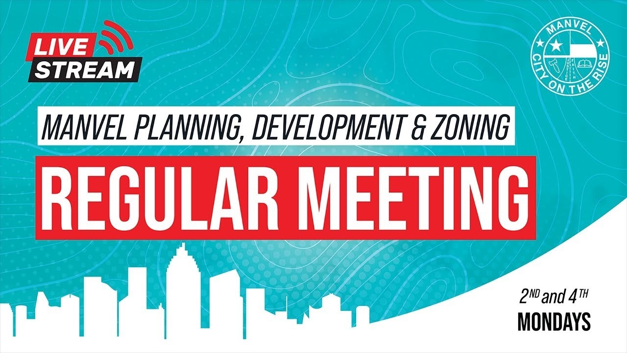 Manvel Planning, Development & Zoning Meeting - 02/23/2026