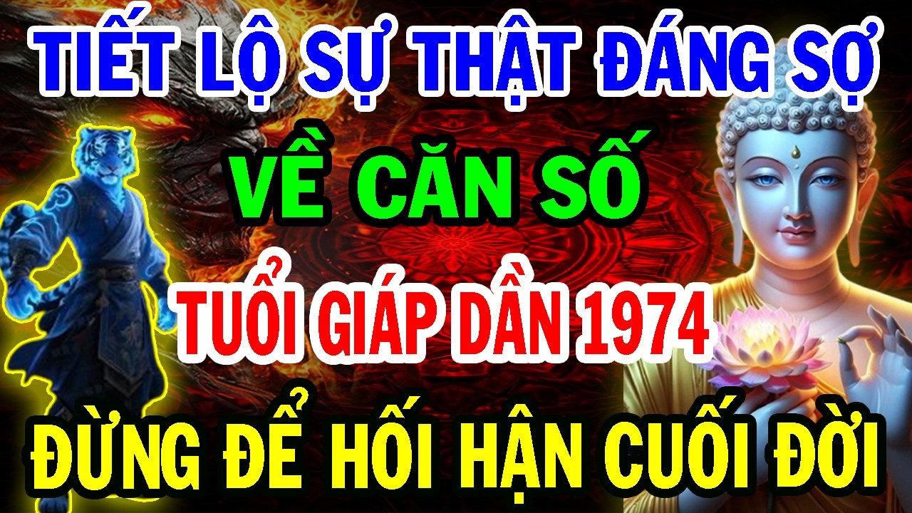 Sự Thật Đáng Sợ Về Cuộc Đời Tuổi Giáp Dần 1974, Tiền Vận Phải Trả Nghiệp Âm - Hậu Vận Cực Giàu