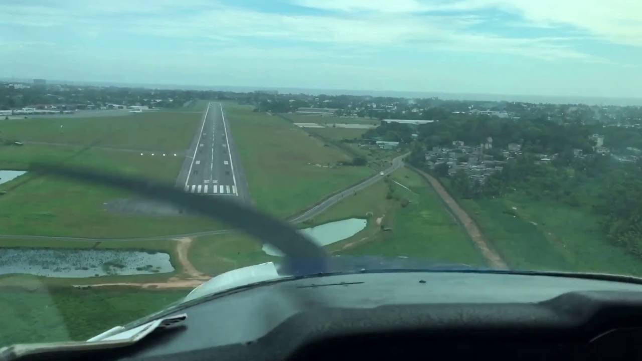 4R-ACJ Landing at Ratmalana Airport