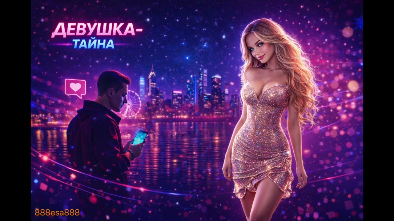 Зажигательный хит. Девушка-тайна. Фотоны любви Танцевальная романтическая песня 888esa888 #музыка