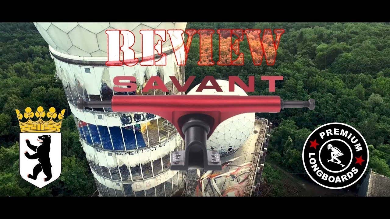 Paris Savant Longboard Trucks REVIEW (german) || Premium Longboards 4K