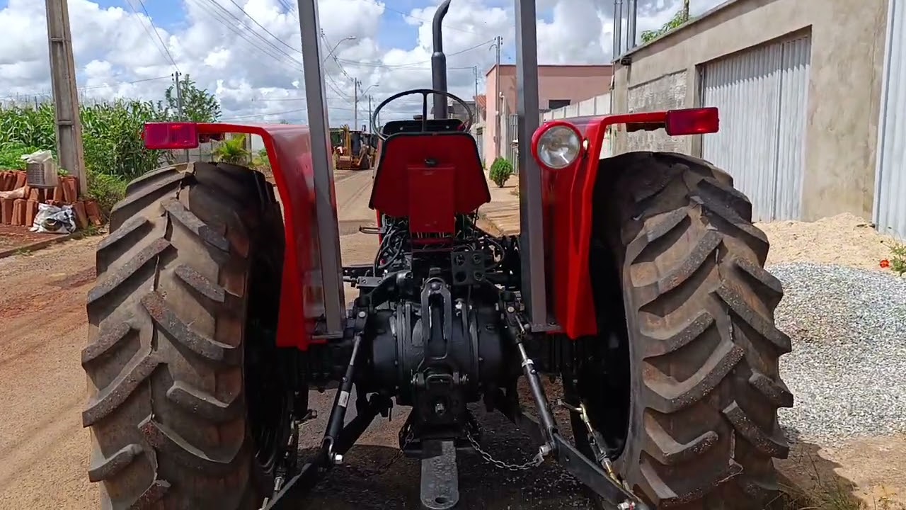 Terminado a reforma, trator 275 Massey Ferguson 