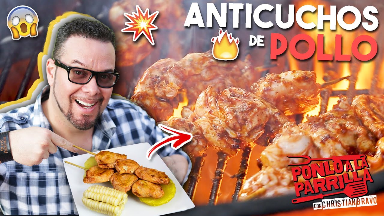 Como hacer ANTICUCHOS de POLLO!! I Ponlo a la Parrilla