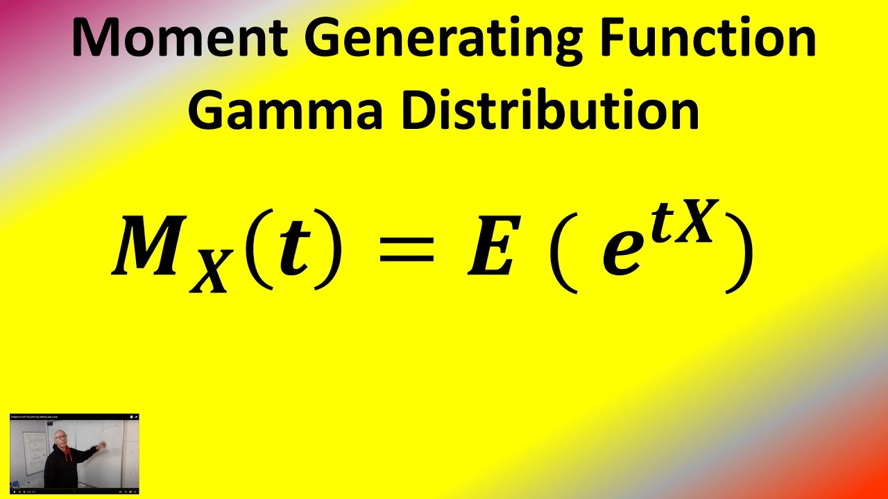 Moment Generating Function of the Gamma Distribution