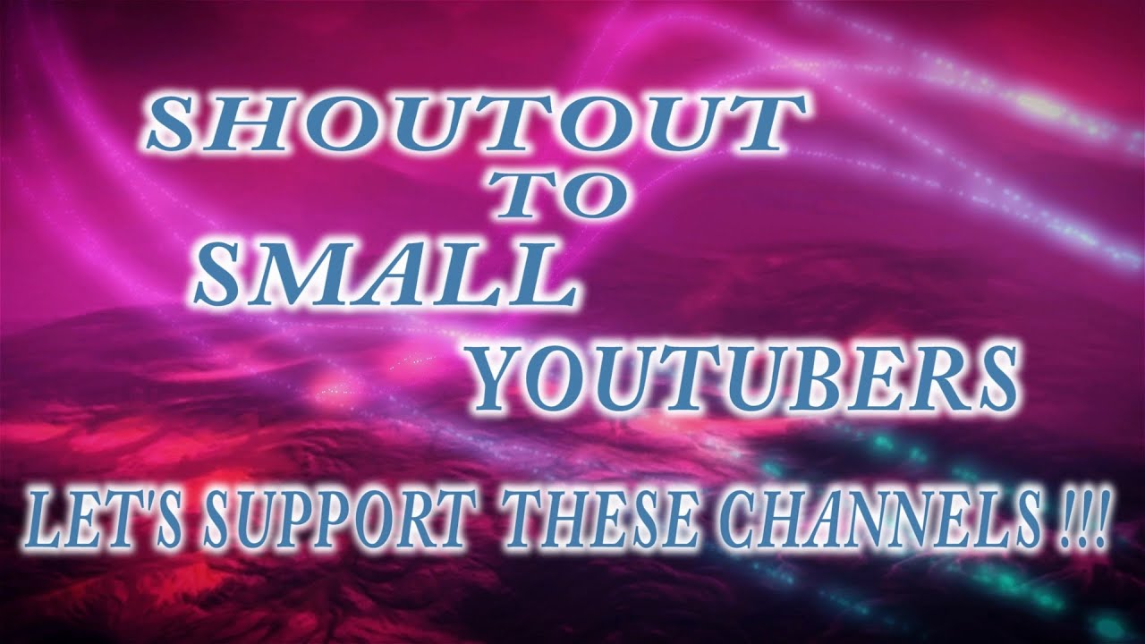Let's Support These Channels/Small Youtuber Support 2020 #Shorts