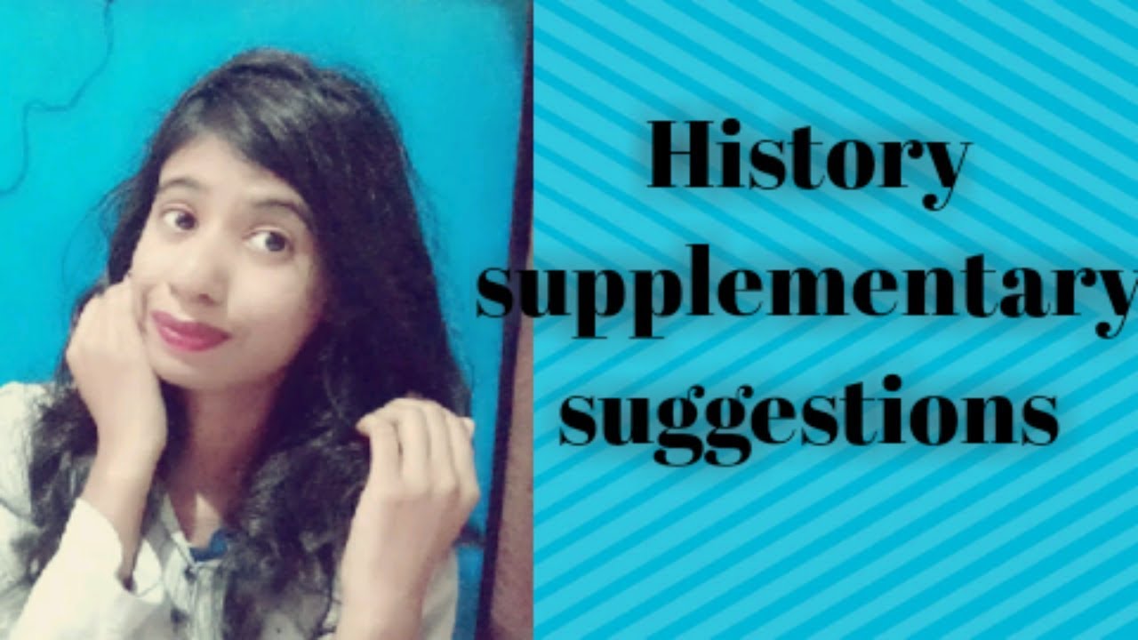 History part1 supplementary exam suggestions CU