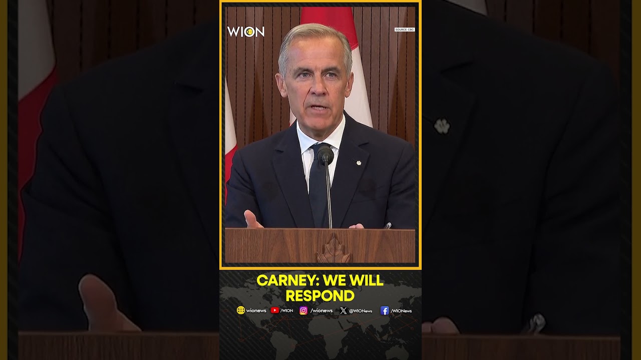 Carney's Fiery Retort On Trade War: We Will Respond | WION Shorts