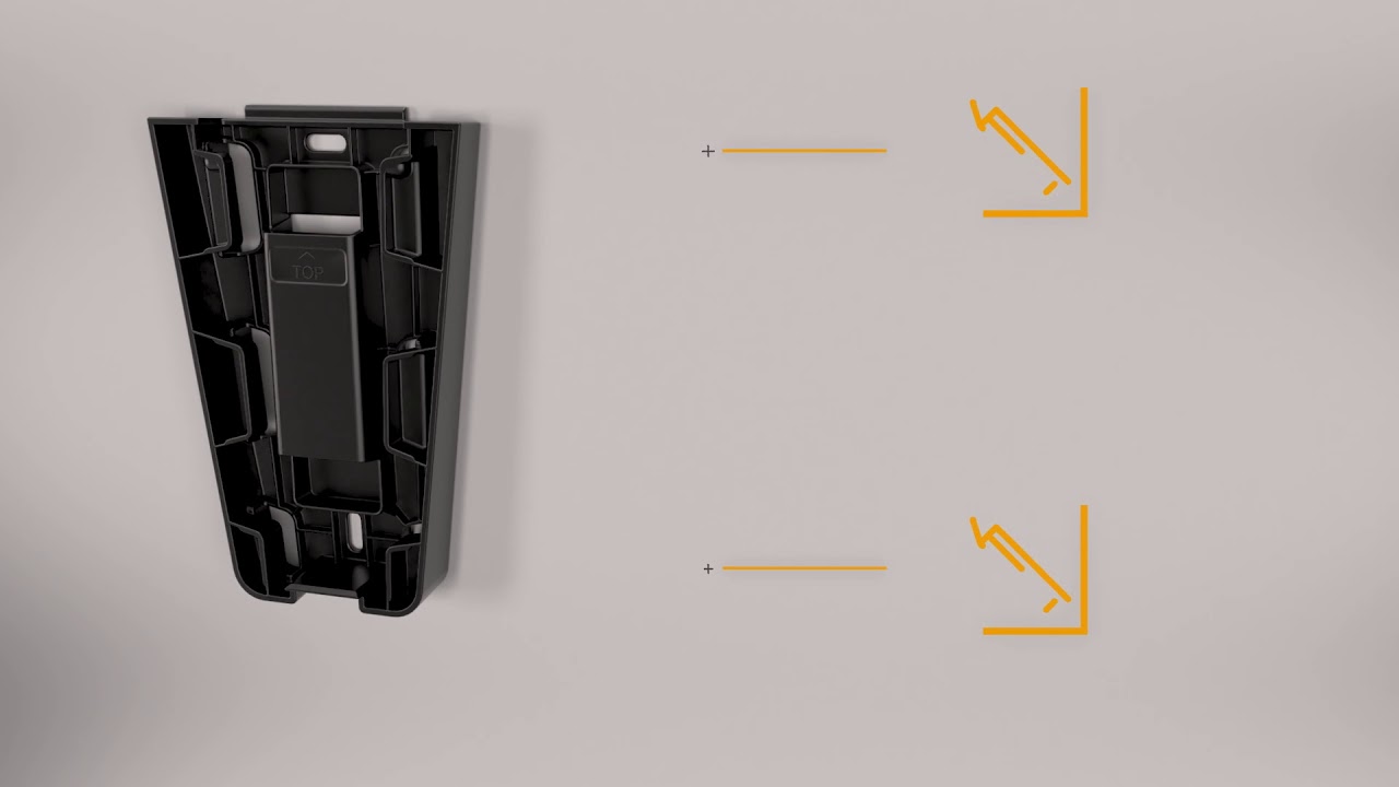 Triflex HX1: Installing the wall bracket