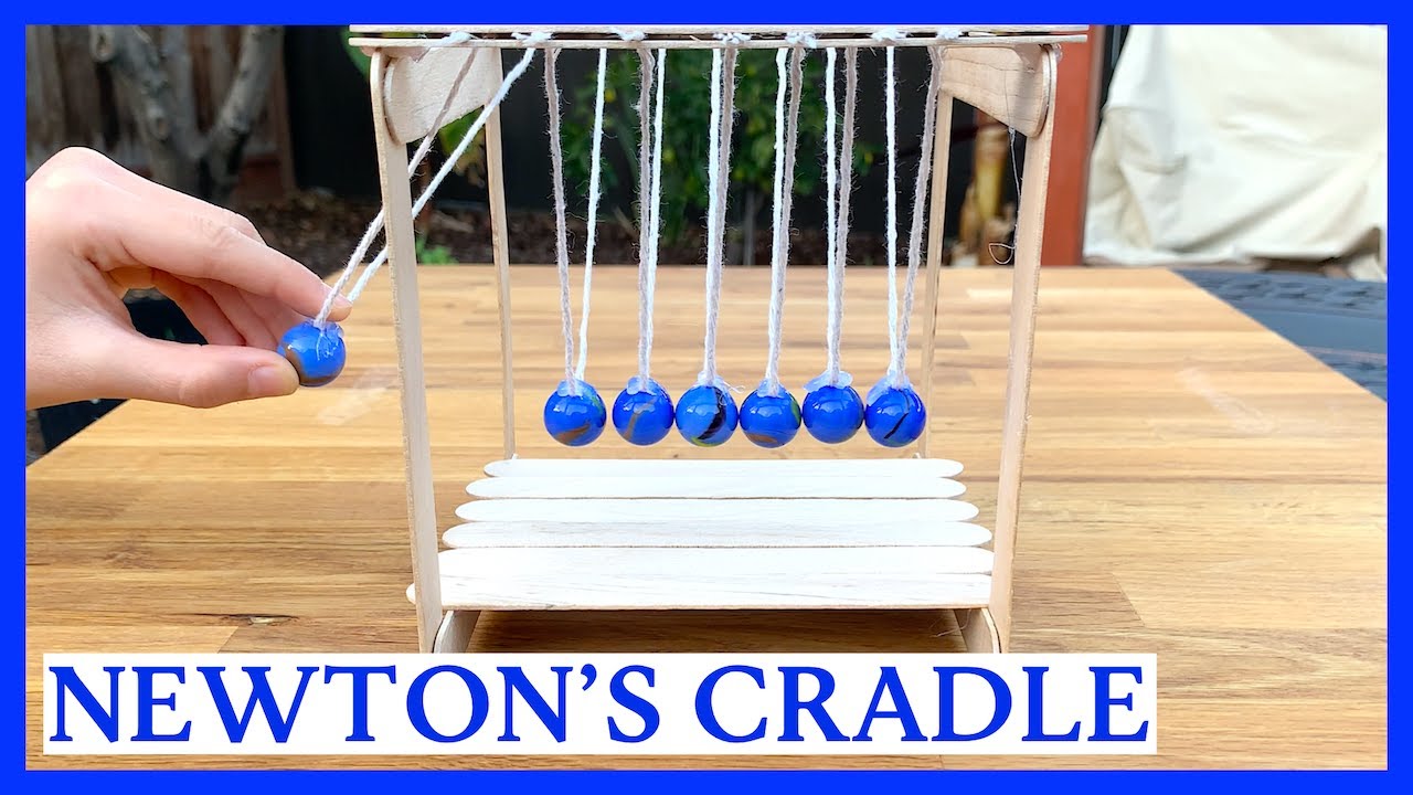🔵🔵🔵 DIY Newton's Cradle