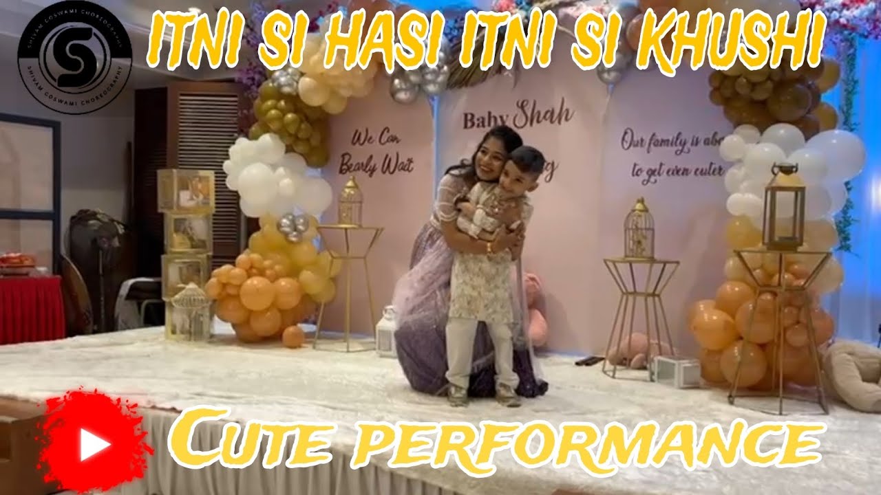 Baby shower cute dance performance performed by Mom and son | Choreographed by Shivam Goswami