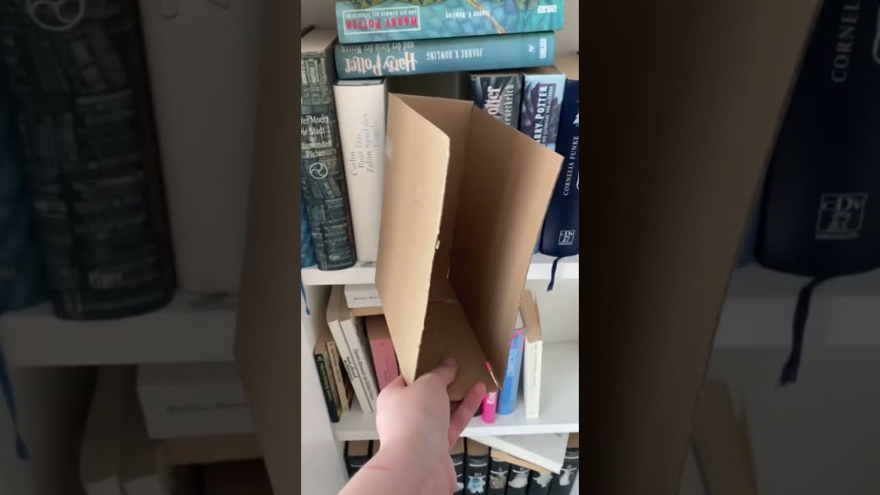 Miniaturwelt im B&uuml;cherregal📚🧙🏼&zwj;♀️ #shorts #ytshorts #youtubeshorts #booknook #harrypotter #diy