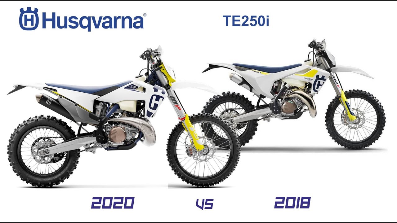 Porównanie Husqvarna TE250/300i model 2018 vs 2020
