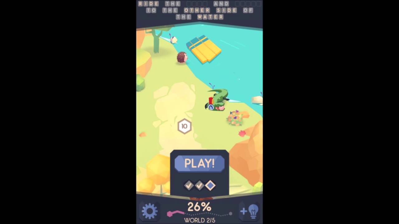 Escape with Words - Step on the Green Tile to Lower the Bad Spikes - Gameplay 4