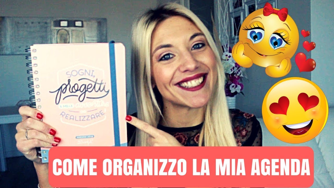 COME ORGANIZZO LA MIA AGENDA | AGENDA 2018 MR WONDERFUL 😍