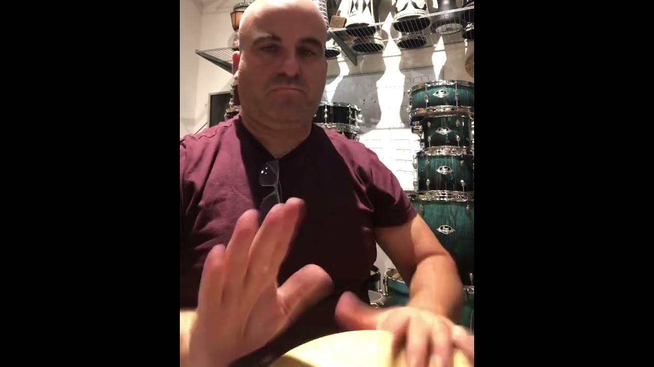 Conga Tumbao manoteo lick lesson by Abe Doron