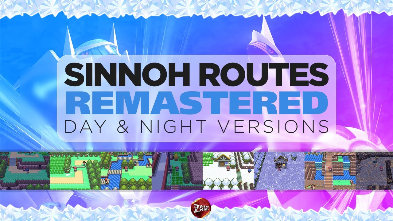 Sinnoh Routes: Remastered (Day & Night Versions) ► Pokémon Brilliant Diamond & Shining Pearl-Fanmade