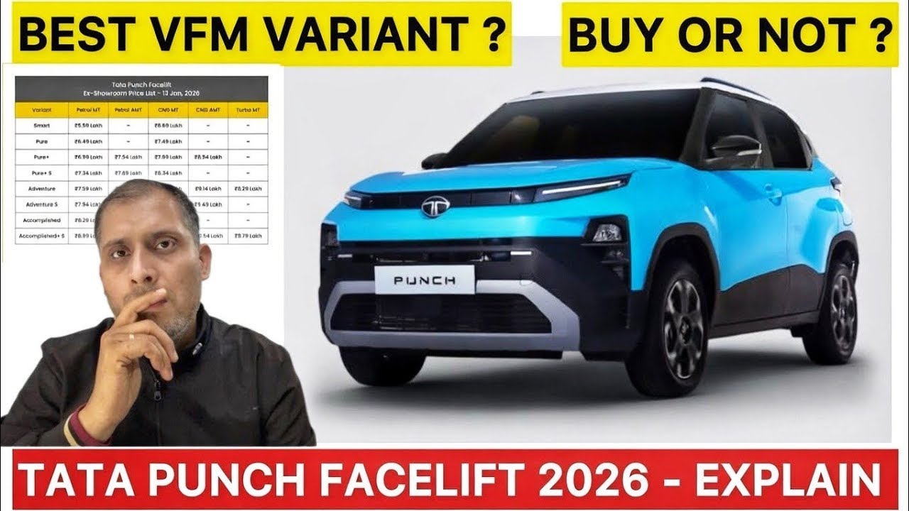 Tata Punch Facelift 2026 – Engine, Mileage & Real Performance Review