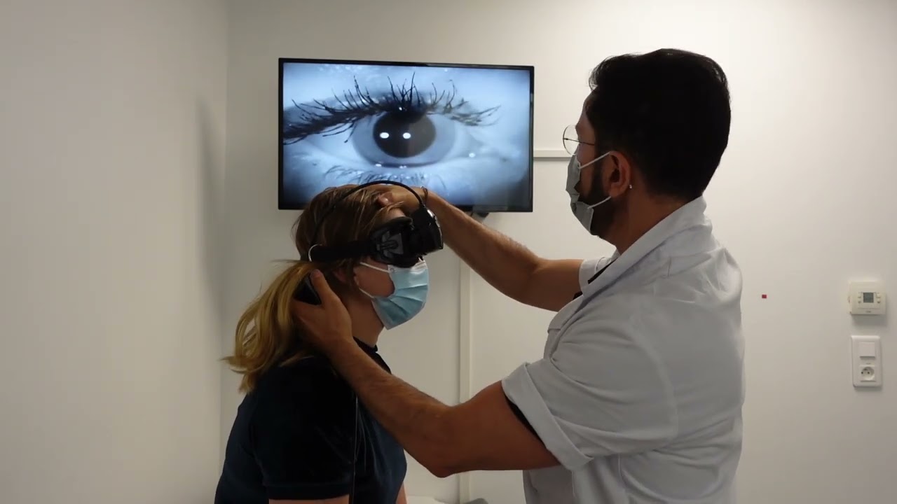 Examen clinique recherche d'un nystagmus - Dr Levy
