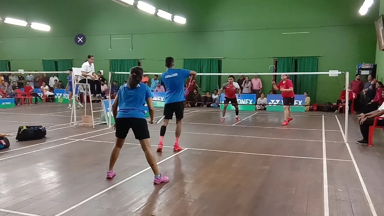 SAI PRATHEEK ASHWINI BHAT Vs KIRAN KUMAR NISCHITHA Mixed Doubles Finals Karnataka State Ranking 2019