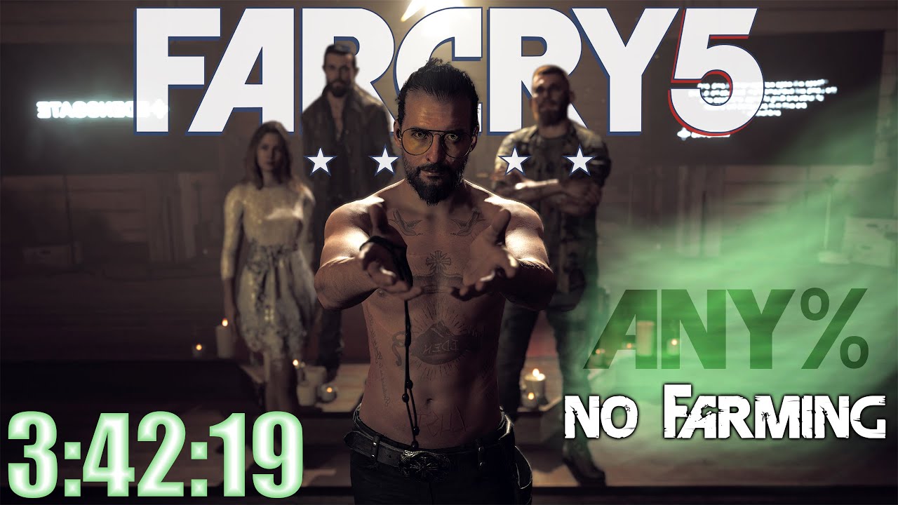 Far Cry 5 Any% Speedrun (No RP Farming) 3:42:17