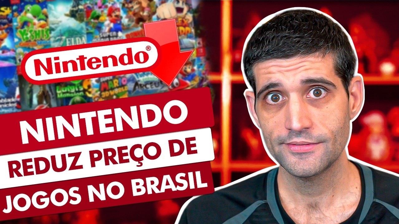 ⚠️Nintendo REDUZ o pre&ccedil;o de jogos no Brasil 😱