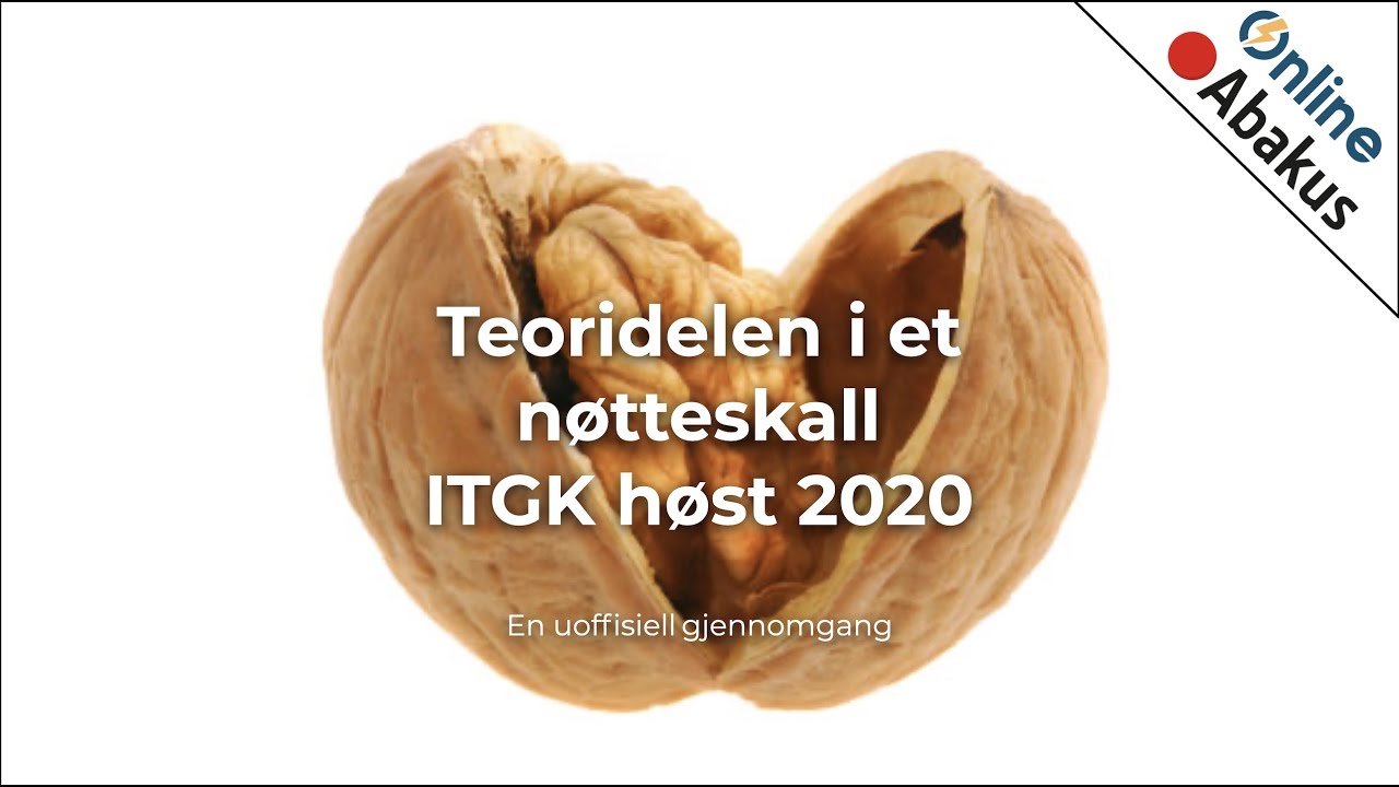 Kr&aelig;sjkurs i ITGK-teori del 1: Introduksjon