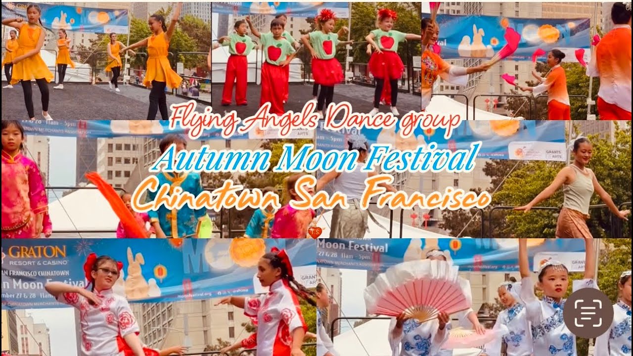 Flying Angels Dance Group Bring Culture Alive🏮 Autumn Moon Festival 2025 Chinatown SF | Part 2 #sf
