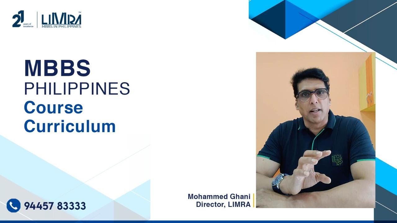 MBBS Philippines Course Curriculum
