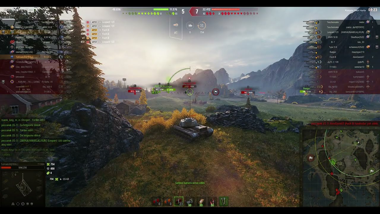 Good TR Game World of Tanks 4 x kills T110E4