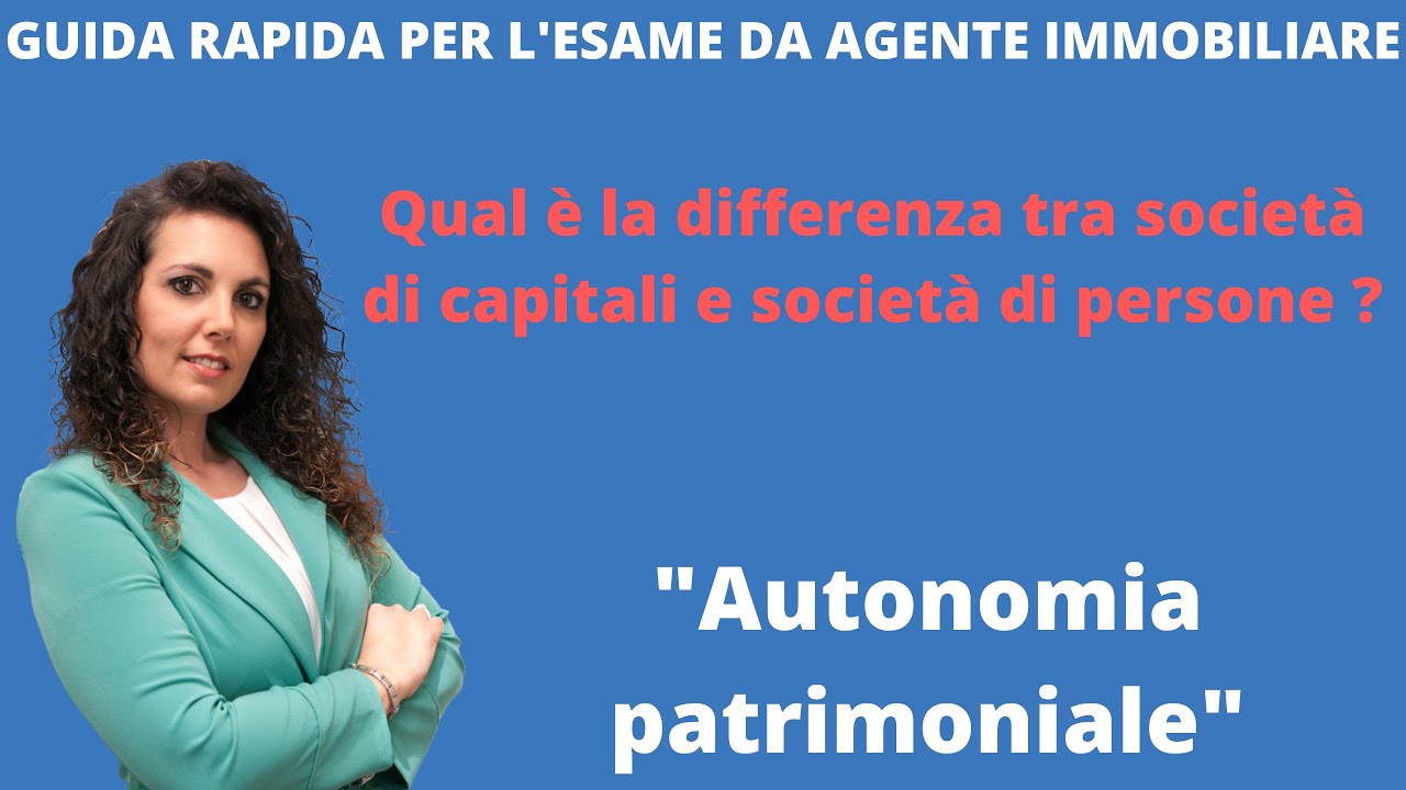 Qual &egrave; la differenza tra societ&agrave; di capitali e societ&agrave; di persone?