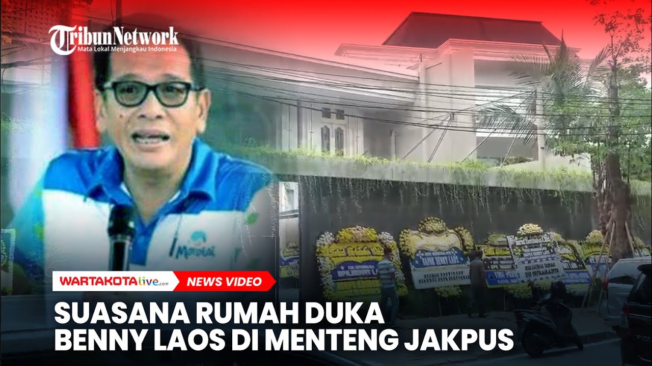 Suasana Rumah Duka Benny Laos di Menteng Jakpus
