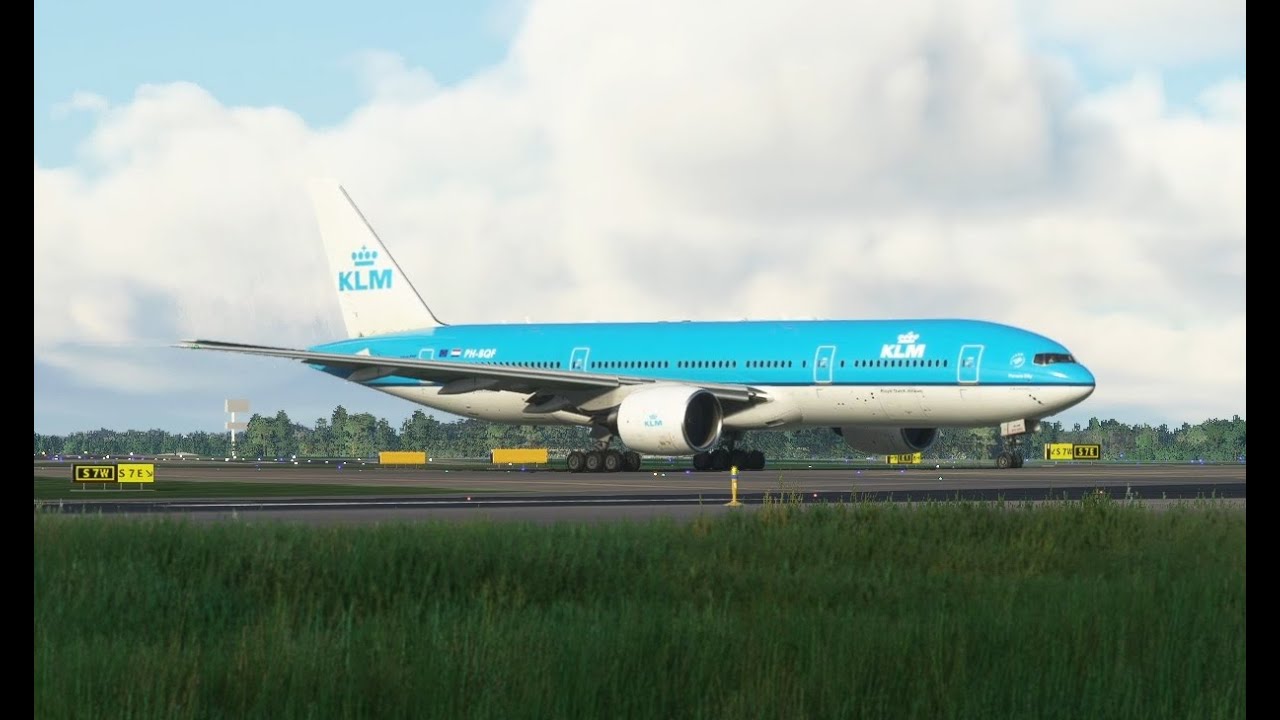 Flight Simulator 2020 | KLM Boeing 777-200ER REALISTIC Takeoff from Amsterdam Schiphol Airport