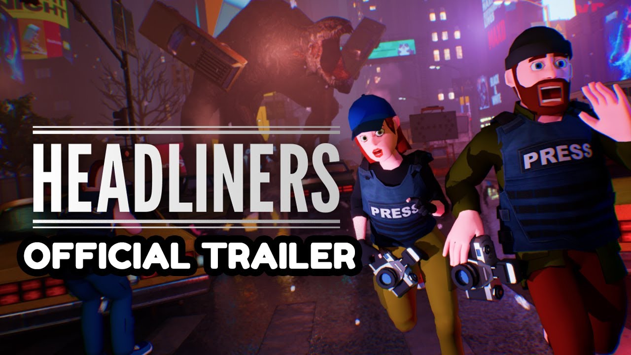 Headliners | Co-op Horror Game But You're A Journalist - Official Reveal Trailer