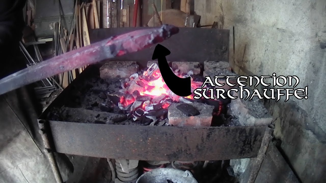 DEBUTER LA FORGE : La SURCHAUFFE du métal