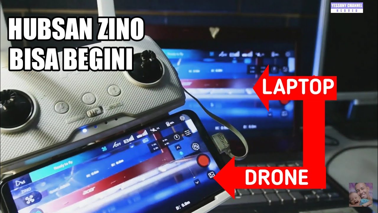 SAMBUNG FPV DRONE KE LAPTOP |HUBSAN ZINO