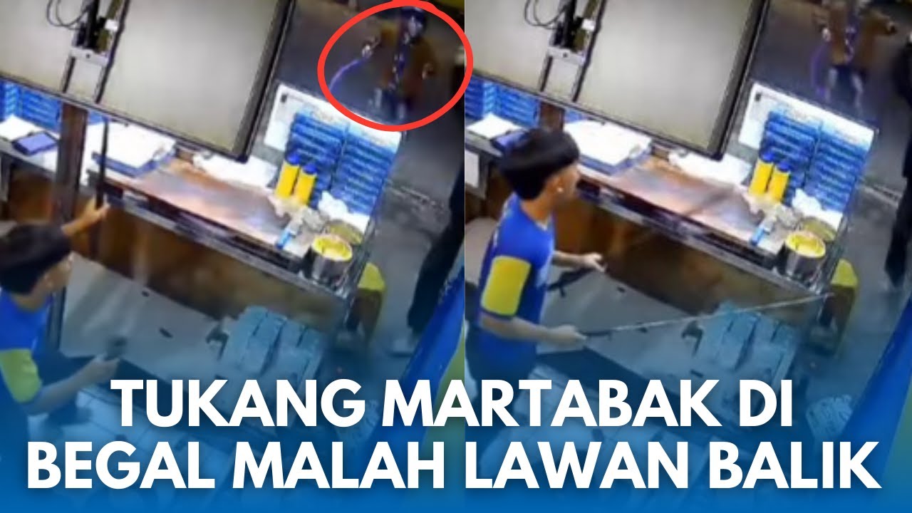 DETIK TUKANG MARTABAK VS BEGAL! Mencekam Begal Bersajam Beraksi Di Bandung, Korban Melawan