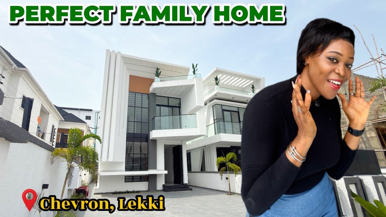 Luxury Contemporary 5-Bedroom Home | Pool & Gym | ₦480M | Chevron Toll Gate, Lekki